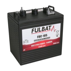 Traktionsbatterie Fulbat FDC-105 6V 185Ah | baterias.com