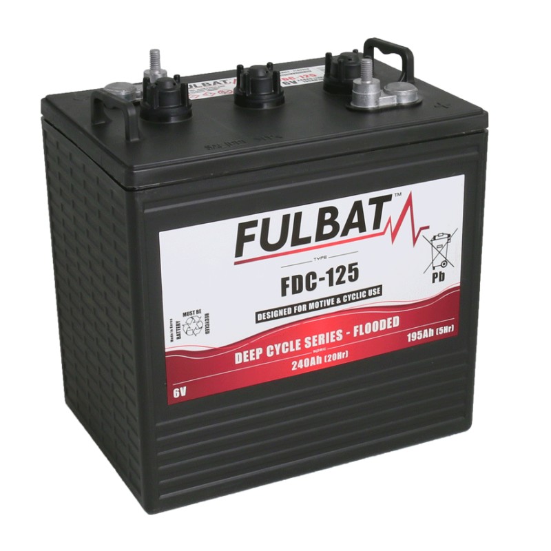 Batteria a trazione Fulbat FDC-125 6V 195Ah | baterias.com