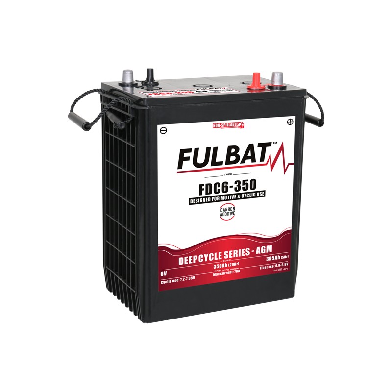 Batteria a trazione Fulbat FDC6-350 AGM 6V 305Ah AGM