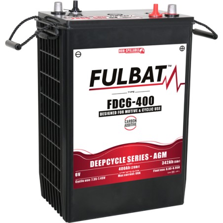 Batteria a trazione Fulbat FDC6-400 AGM 6V 342Ah AGM