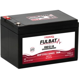 Traction battery Fulbat FDC12-14 AGM 12V 13.5Ah AGM