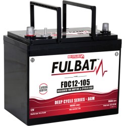 Traction battery Fulbat FDC12-105 AGM 12V 96Ah AGM | baterias.com