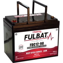 Traction battery Fulbat FDC12-90 AGM 12V 77Ah AGM | baterias.com
