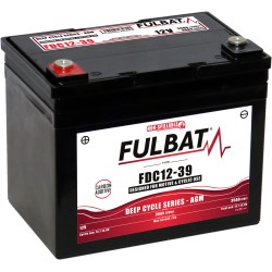 Traction battery Fulbat FDC12-39 AGM 12V 35Ah AGM | baterias.com