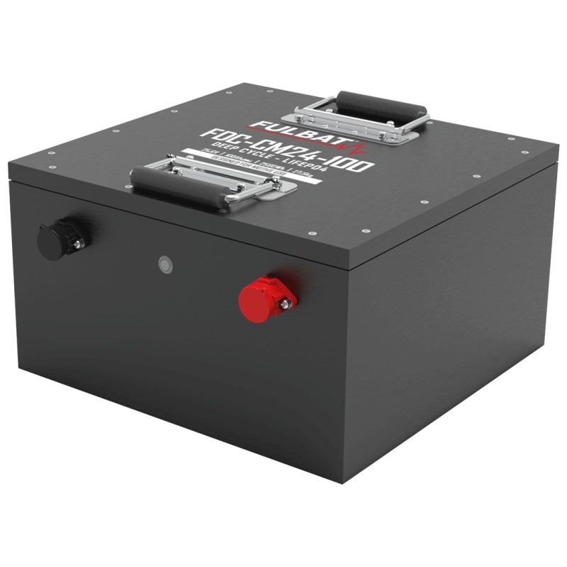 Floor scrubber battery Fulbat FDC-CM24-100 25.6V 100Ah LiFePO4
