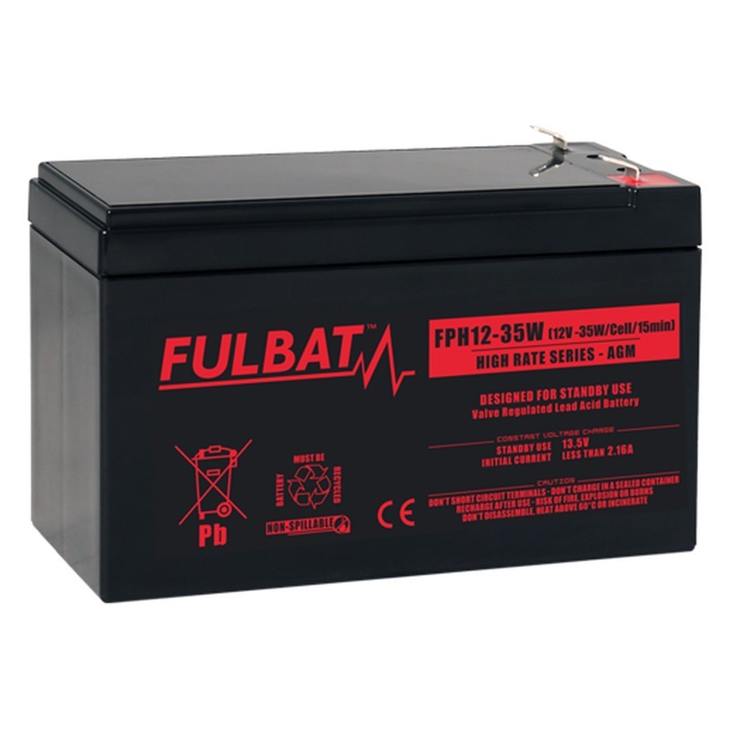 Stationary UPS battery Fulbat FPH12-35W 12V 9Ah AGM