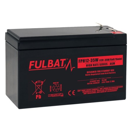 Batterie stationnaire onduleur Fulbat FPH12-35W 12V 9Ah AGM