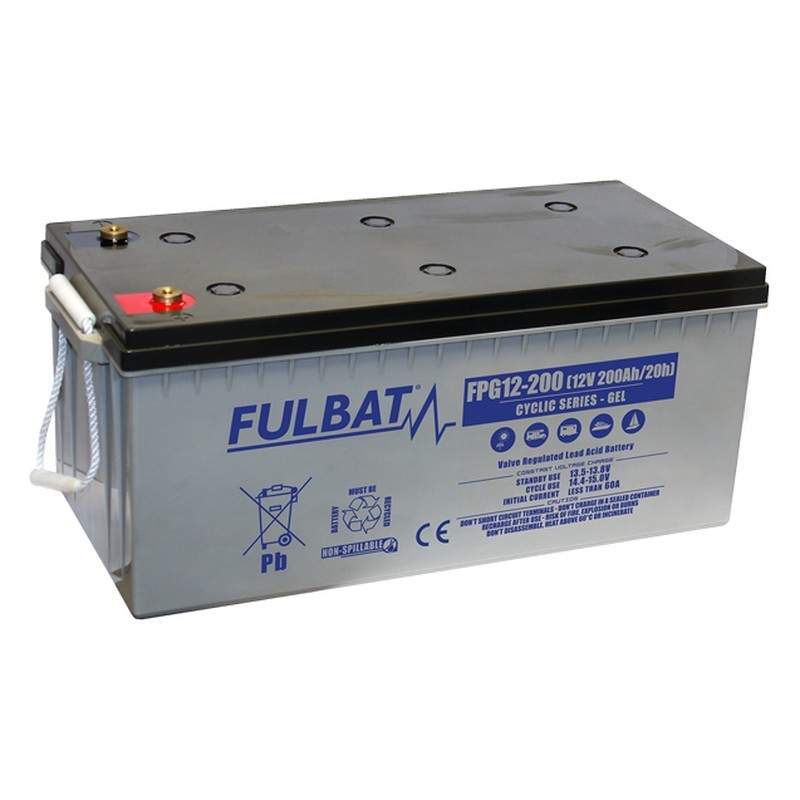 Batterie für Mobilitätsscooter Fulbat FPG12-200 12V 200Ah GEL