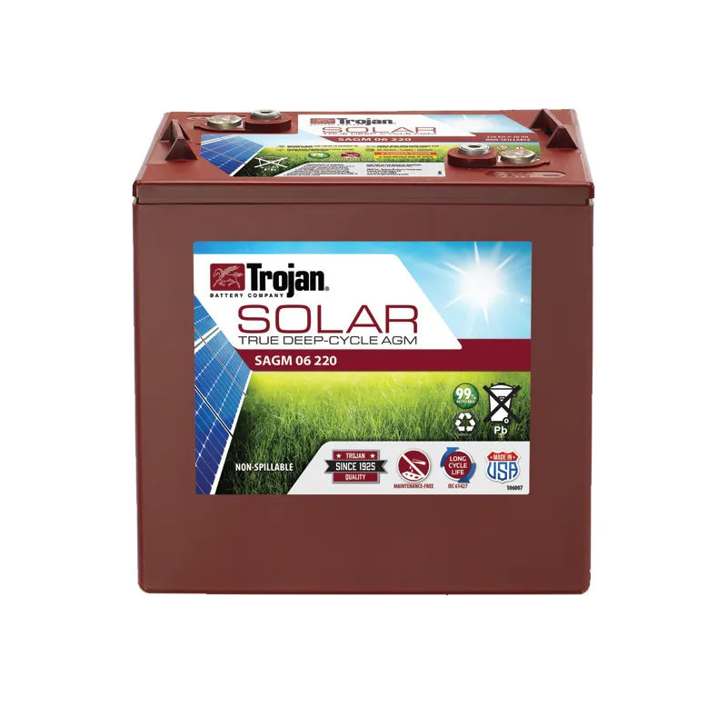 Batería Trojan SAGM 06 220 220Ah 6V Solar Agm  -  1700 Ciclos 50% Dod TROJAN - 1