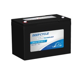Floor scrubber battery Leoch LDC12-105-G27-T 12V 105Ah AGM