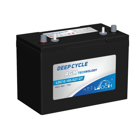 Floor scrubber battery Leoch LDC12-105-G27-DT 12V 105Ah AGM