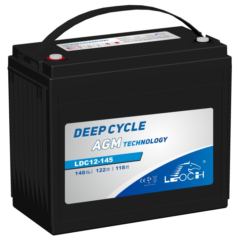 Caravan battery Leoch LDC12-145 12V 148Ah AGM | baterias.com