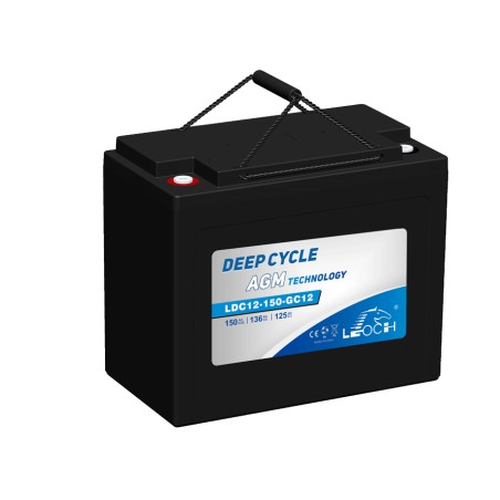 Wohnmobilbatterie Leoch LDC12-150-GC12 12V 150Ah AGM