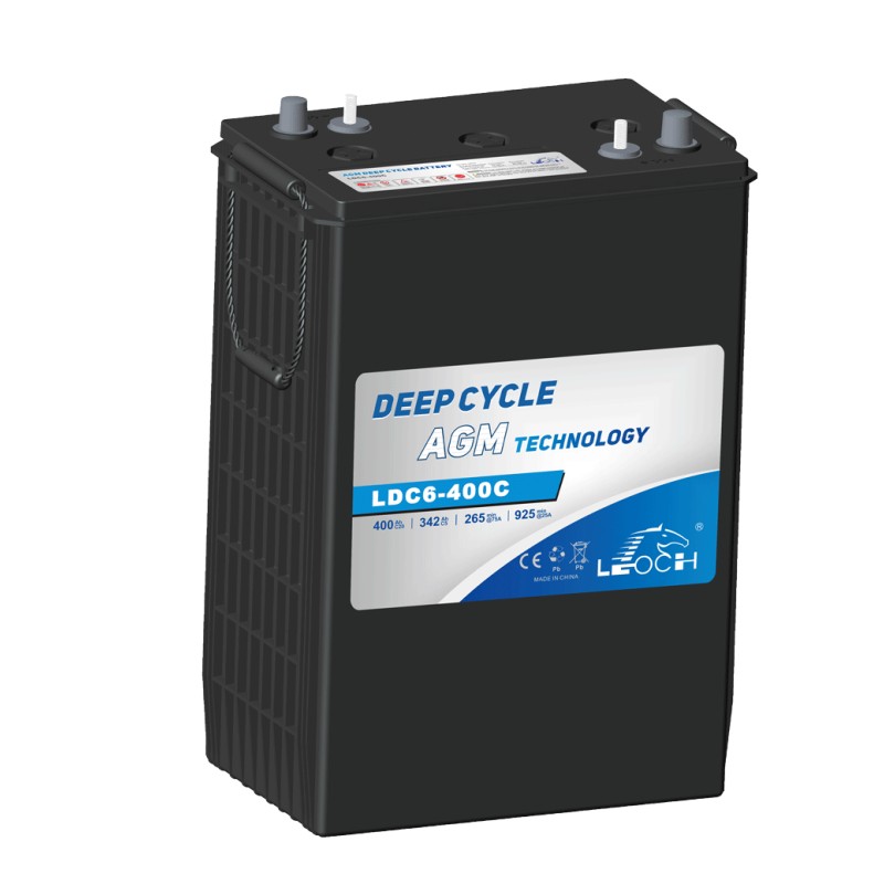 Golfcar-Batterie Leoch LDC6-400C 6V 400Ah AGM | baterias.com