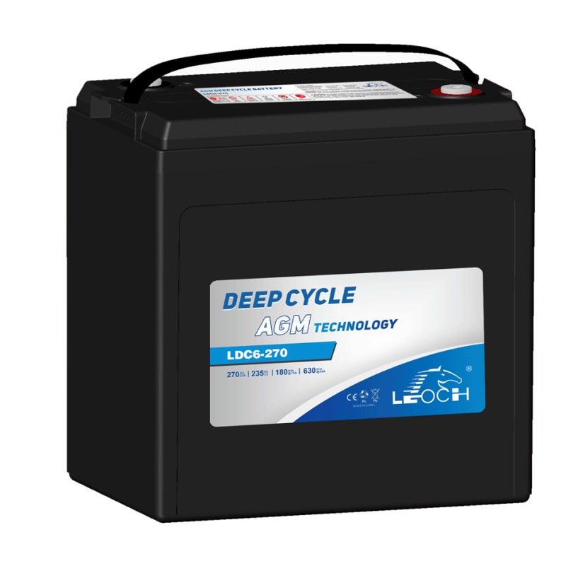 Batteria per golf cart Leoch LDC6-270 6V 270Ah AGM | baterias.com