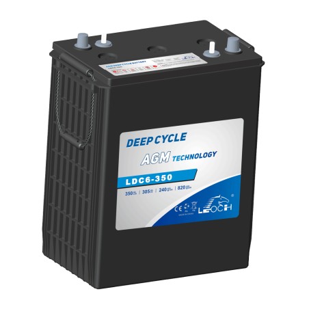 Batteria per golf cart Leoch LDC6-350 6V 350Ah AGM | baterias.com