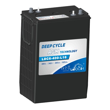 Batería de carrito de golf Leoch LDC6-400-L16 6V 400Ah AGM