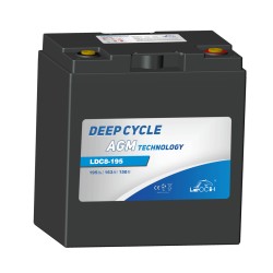 Golf cart battery Leoch LDC8-195 8V 195Ah AGM | baterias.com