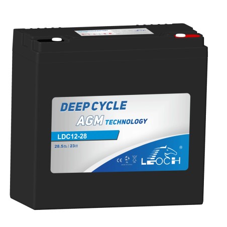 Batterie für Mobilitätsscooter Leoch LDC12-28 12V 28.5Ah AGM
