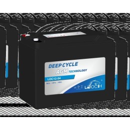 Bateria de scooter de mobilidade Leoch LDC12-54 12V 54Ah AGM