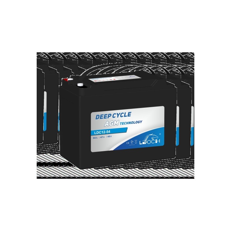 Mobility scooter battery Leoch LDC12-54 12V 54Ah AGM