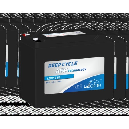 Batteria per scooter di mobilità Leoch LDC12-54 12V 54Ah AGM