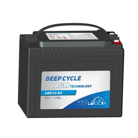 Batterie für Mobilitätsscooter Leoch LDC12-63 12V 63Ah AGM