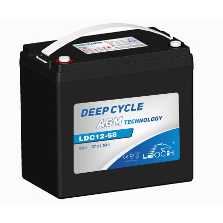 Mobility scooter battery Leoch LDC12-68 12V 68Ah GEL