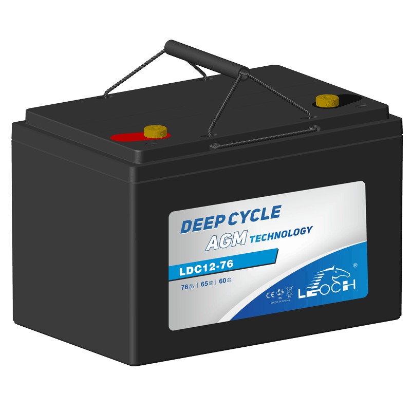 Bateria de scooter de mobilidade Leoch LDC12-76 12V 76Ah AGM