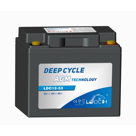 Batteria per scooter di mobilità Leoch LDC12-53 12V 53Ah AGM