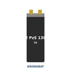 Batterie Élément de traction Kronobat 12 PzS 1380 2V 1380Ah 1656Ah pour Carer R 85