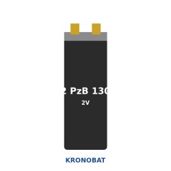 Bateria Elemento de tração Kronobat 2 PzB 130 2V 130Ah 156Ah para Still EGU 18