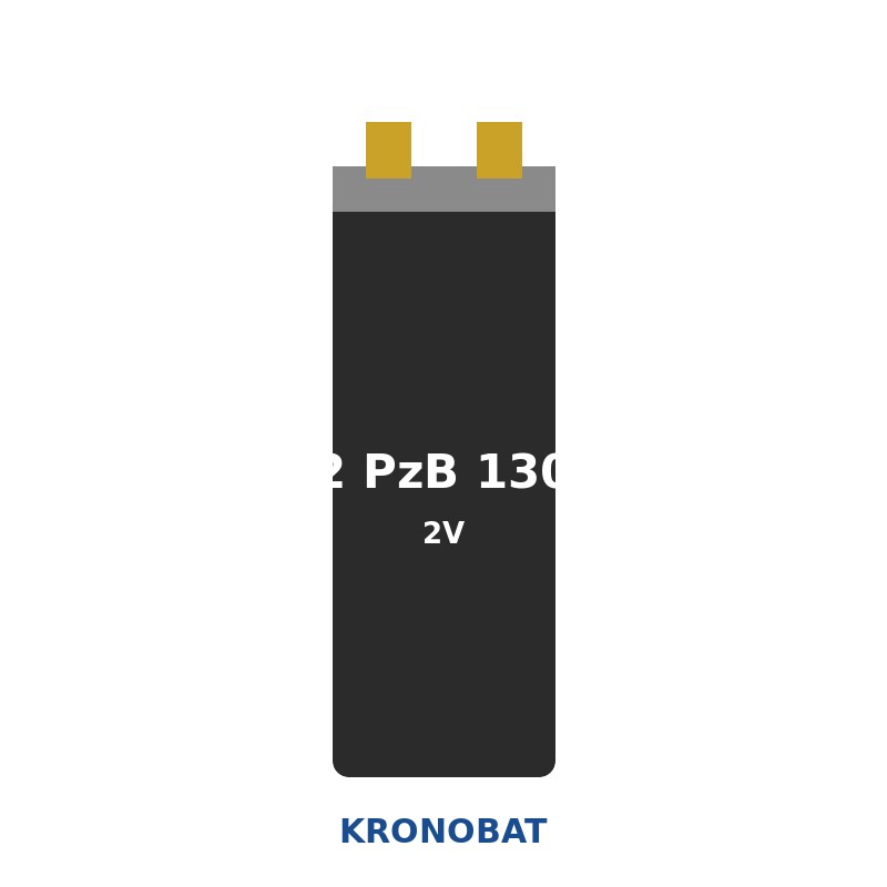 Élément de traction Kronobat 2 PzB 130 2V 130Ah