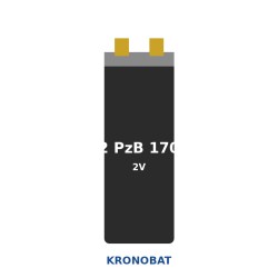 Bateria Elemento de tração Kronobat 2 PzB 170 2V 170Ah 204Ah para Still EGU 18