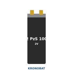 Bateria Elemento de tração Kronobat 2 PzS 100 2V 100Ah 120Ah para OMG ECO 12