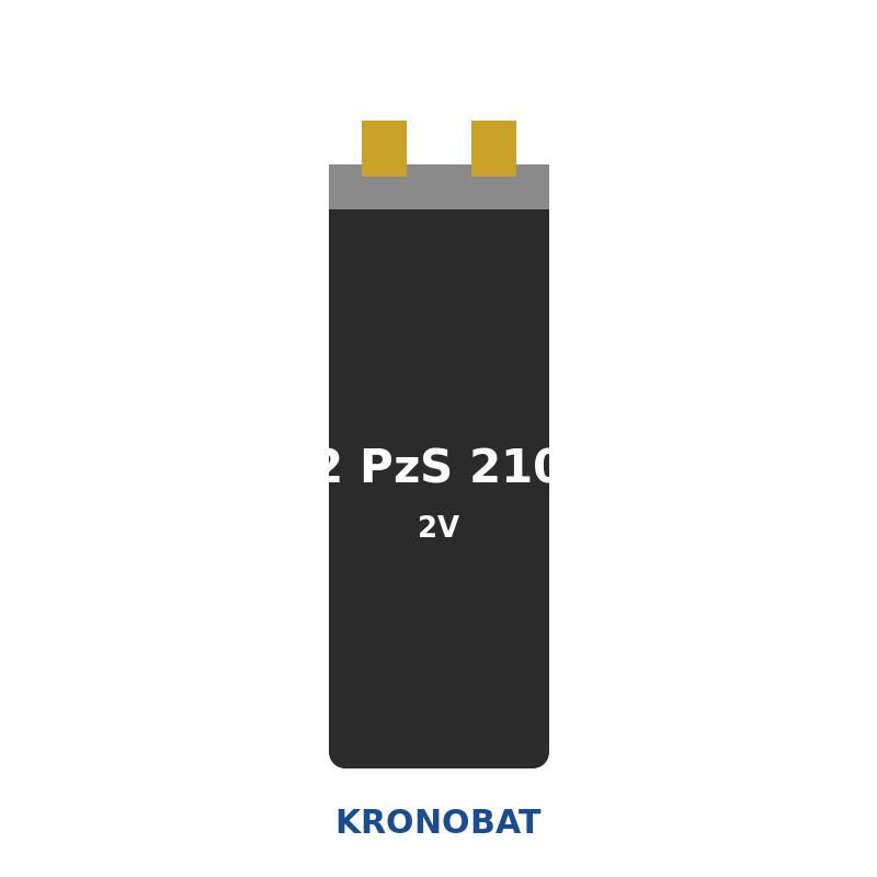 Élément de traction Kronobat 2 PzS 210 2V 210Ah