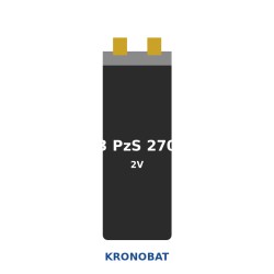 Batterie Élément de traction Kronobat 3 PzS 270 2V 270Ah 324Ah pour OMG 430 R