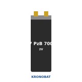 Elemento de tracción Kronobat 7 PzB 700 2V 700Ah
