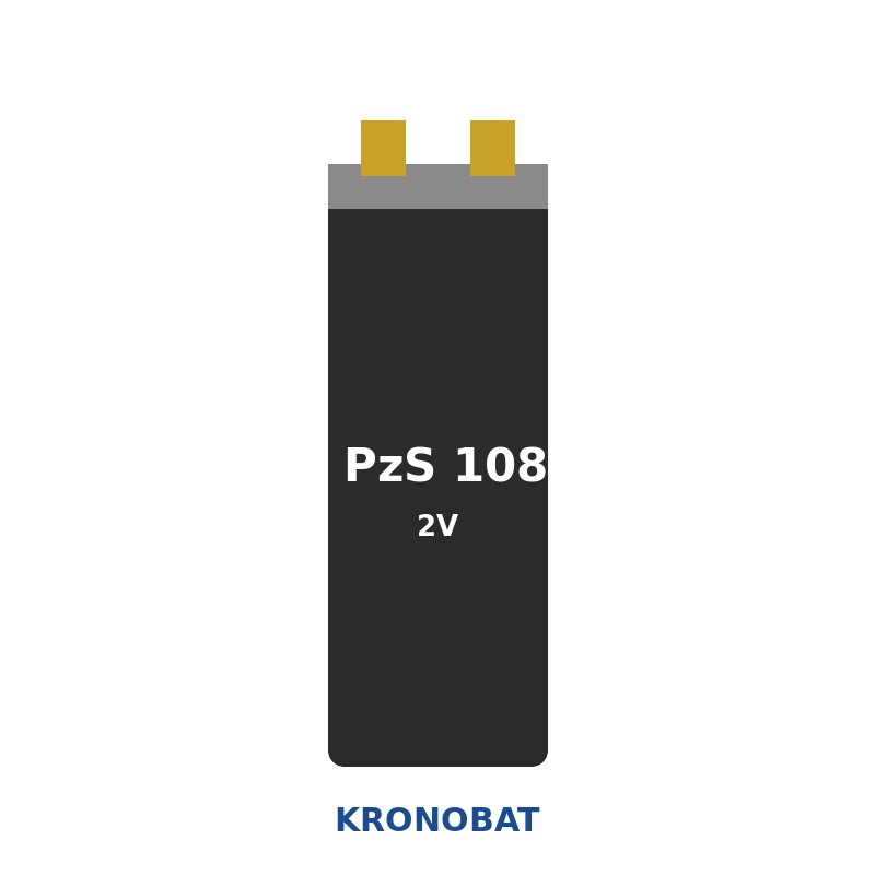 Élément de traction Kronobat 7 PzS 1085 2V 1085Ah