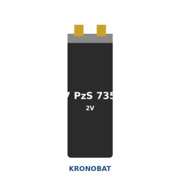 Traction cell Kronobat 7 PzS 735 2V 735Ah