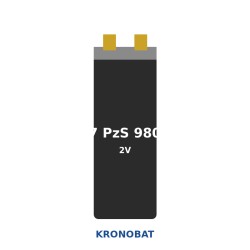 Batteria Elemento di trazione Kronobat 7 PzS 980 2V 980Ah 1176Ah per Jungheinrich ETM 25