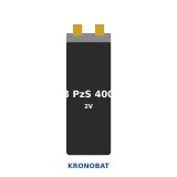 Elemento de tração Kronobat 8 PzS 400 2V 400Ah
