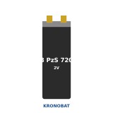 Élément de traction Kronobat 8 PzS 720 2V 720Ah