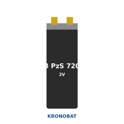 Bateria Elemento de tração Kronobat 8 PzS 720 2V 720Ah 864Ah para Steinbock EFB 1