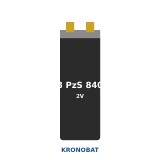 Élément de traction Kronobat 8 PzS 840 2V 840Ah