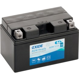 Batteria moto Exide AGM12-8 12V 8.6Ah 145A AGM