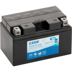 Batería de moto Exide AGM12-8 12V 8.6Ah 145A AGM