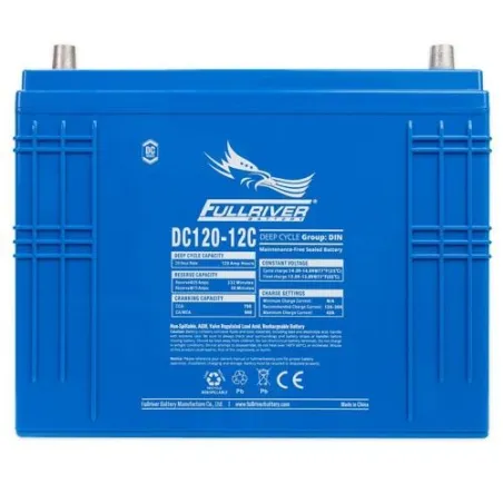Batería Fullriver DC120-12C 120Ah 750A 12V Dc FULLRIVER - 1