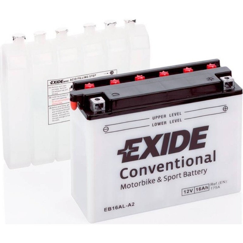 Batterie moto Exide EB16AL-A2 12V 16Ah 175A