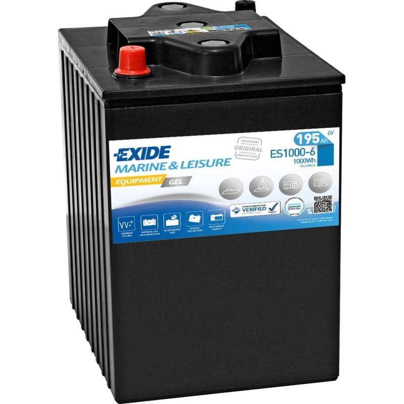 Bootsbatterie Exide ES1000-6 6V 195Ah 900A GEL